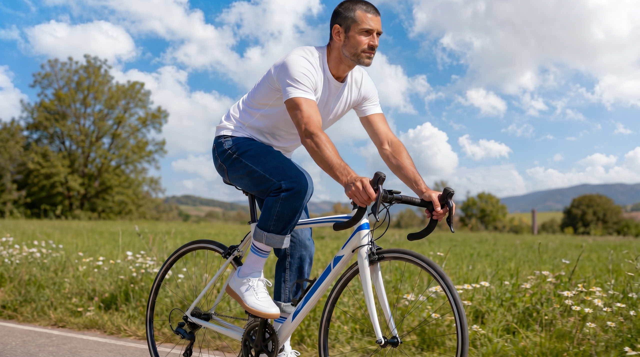 trainer on bike